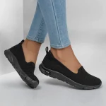 کفش بدون بند زنانه اسکچرز مشکی مدل 100726 BBK Arch Fit Sunny - Comfort Flow از کایانا اسپترس نمایندگی اسکیچرز