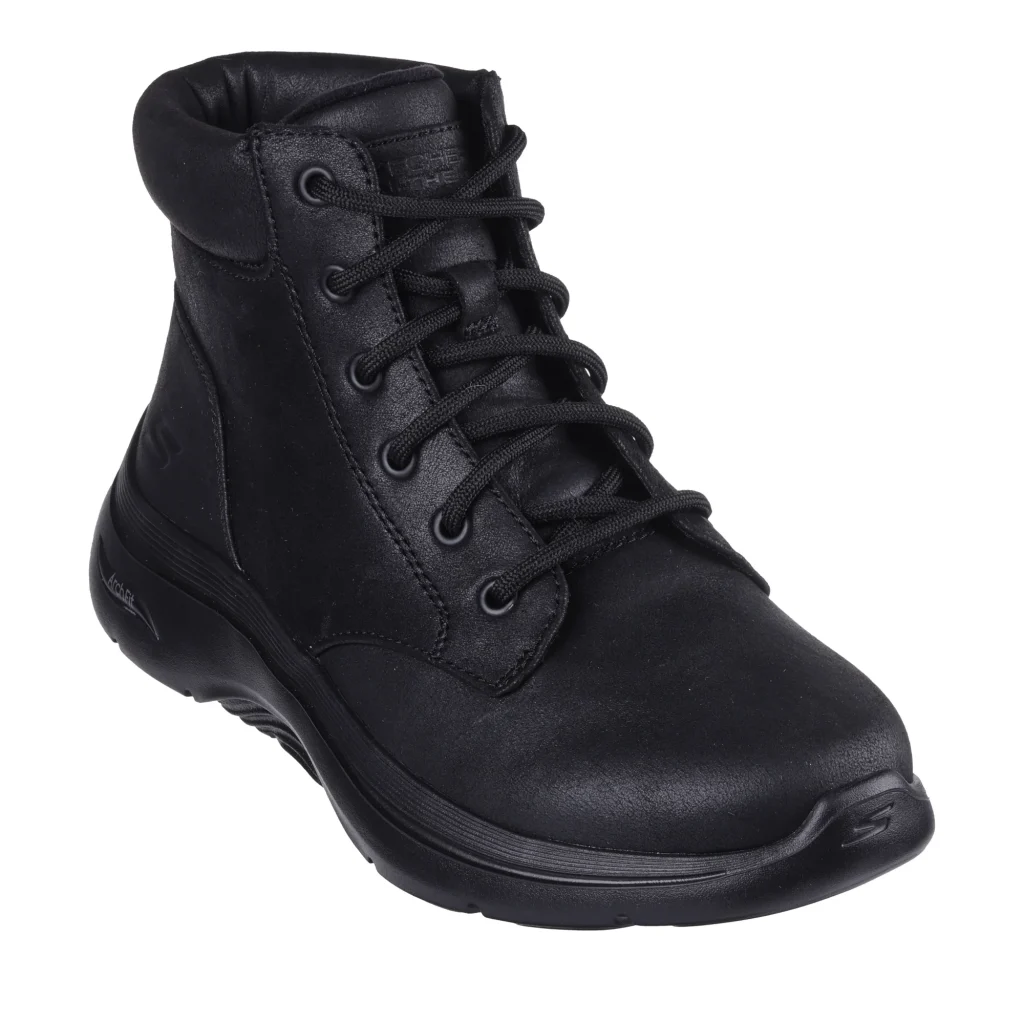 خرید و قیمت نیم بوت مشکی زنانه اسکچرز مدل 144558 BBK Go Walk Arch Fit 2.0 - Mountain View از کایانا نمایندگی اسکیچرز