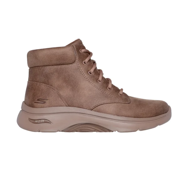 خرید و قیمت نیم بوت قهوه‌ای زنانه اسکچرز مدل 144558 BBK Go Walk Arch Fit 2.0 - Mountain View از کایانا نمایندگی اسکیچرز