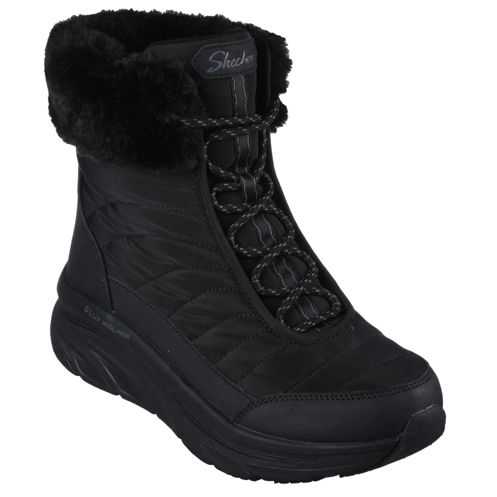 خرید و قیمت نیم بوت زنانه اسکچرز مدل 167388 BBK Relaxed Fit: D'lux Walker - Winter Solstice از کایانا نمایندگی اسکیچرز
