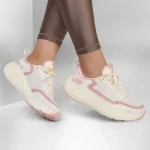 خرید کفش رانینگ کرم زنانه اسکچرز مدل 172086 NTPK Go Run Supersonic Max از کایانا اسپرت نمایندگی اسکیچرز