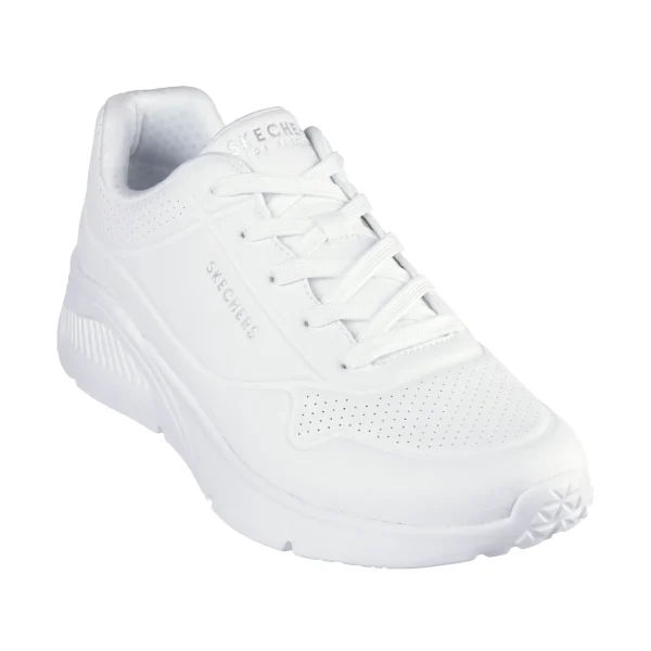 کفش چرم سفید مردانه اسکچرز مدل 183122 WHT Uno Lite - Lite Work از کایانا نمایندگی اسکیچرز