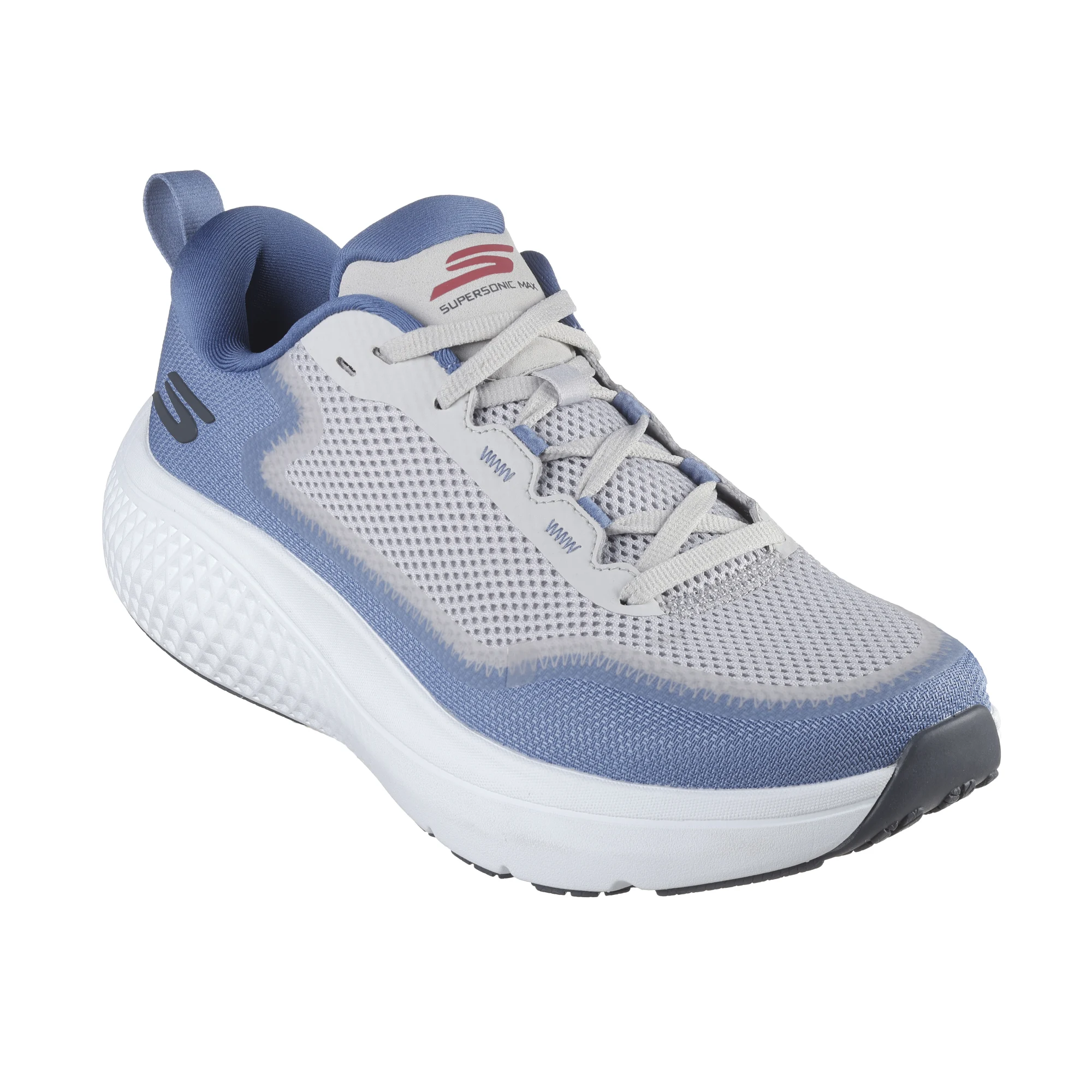 خرید کفش دویدن طوسی آبی مردانه اسکچرز مدل 246086 BLGY Go Run Supersonic Max از کایانا اسپرتس خرید کفش دویدن طوسی آبی مردانه اسکچرز مدل 246086 BLGY Go Run Supersonic Max از کایانا اسپرتس