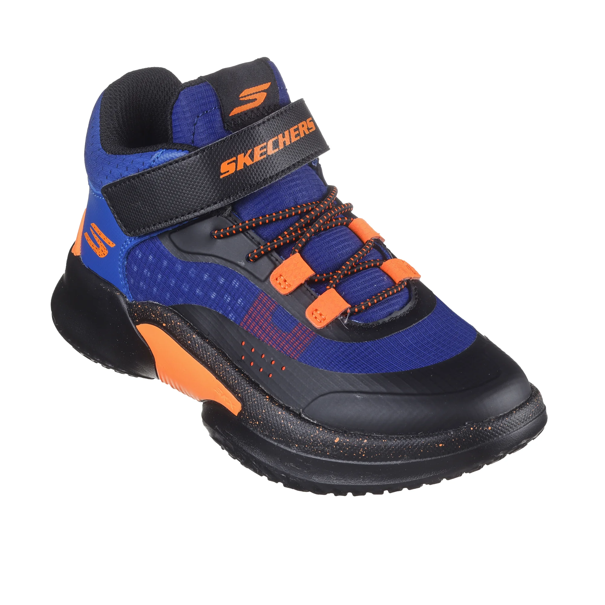 406068_BLBK_E.webp کفش ساقدار پسرانه اسکچرز مدل 406068L BLBK SKX Court Hype - Hooper-Hero - تصویر 1
