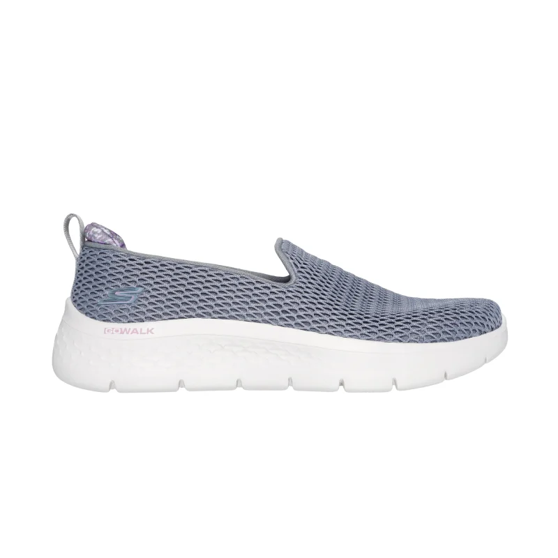خرید کفش بدون بند طوسی زنانه اسکچرز مدل 124834 GYLV Go Walk Flex - Sadi از کایانا نمایندگی اسکیچرز ایران