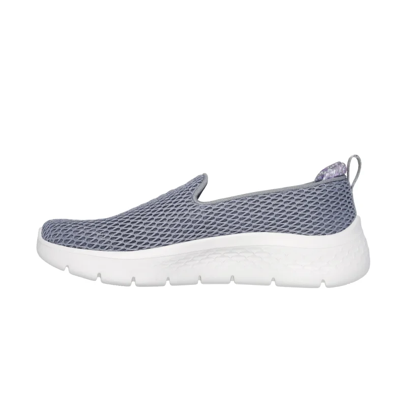خرید کفش بدون بند طوسی زنانه اسکچرز مدل 124834 GYLV Go Walk Flex - Sadi از کایانا نمایندگی اسکیچرز ایران