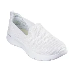 خرید کفش سفید بدون بند زنانه اسکچرز مدل 124834 WYL Go Walk Flex - Sadi از کایانا نمایندگی اسکیچرز