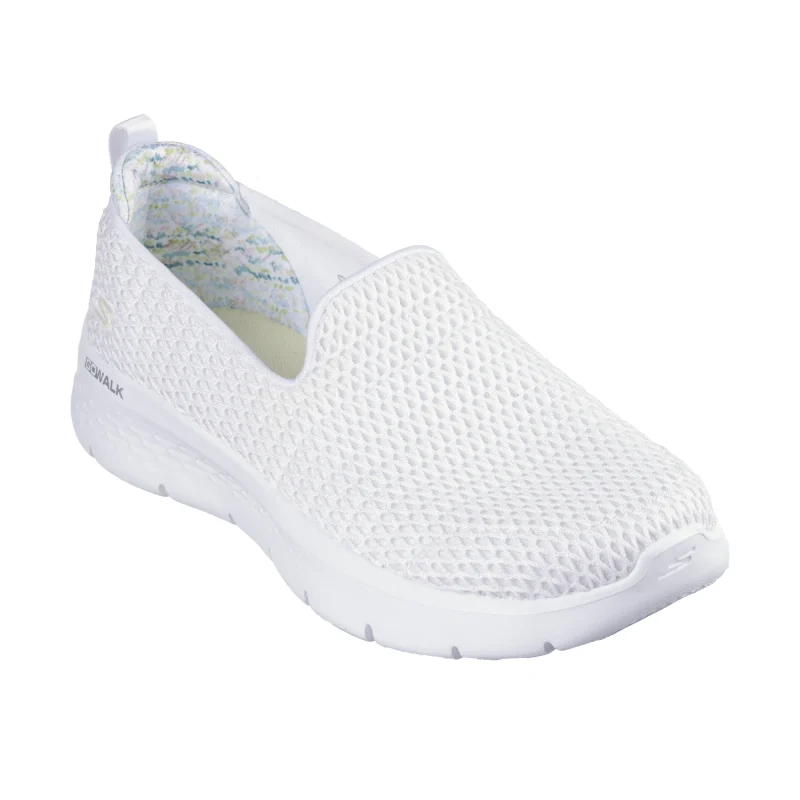 خرید کفش سفید بدون بند زنانه اسکچرز مدل 124834 WYL Go Walk Flex - Sadi از کایانا نمایندگی اسکیچرز