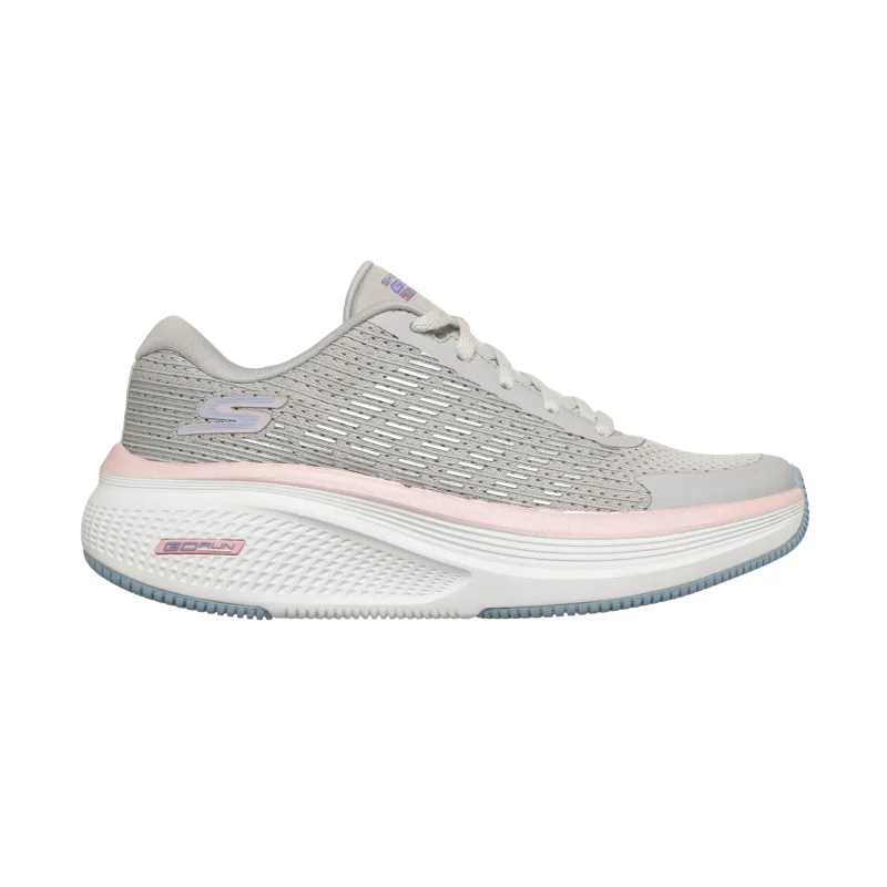 خرید کفش طوسی رانینگ دوندگی زنانه اسکچرز مدل 129008 GYPK Go Run Elevate 2.0 - Badric از کایانا نمایندگی اسکیچرز تهران