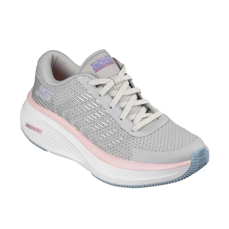 خرید کفش طوسی رانینگ دوندگی زنانه اسکچرز مدل 129008 GYPK Go Run Elevate 2.0 - Badric از کایانا نمایندگی اسکیچرز تهران