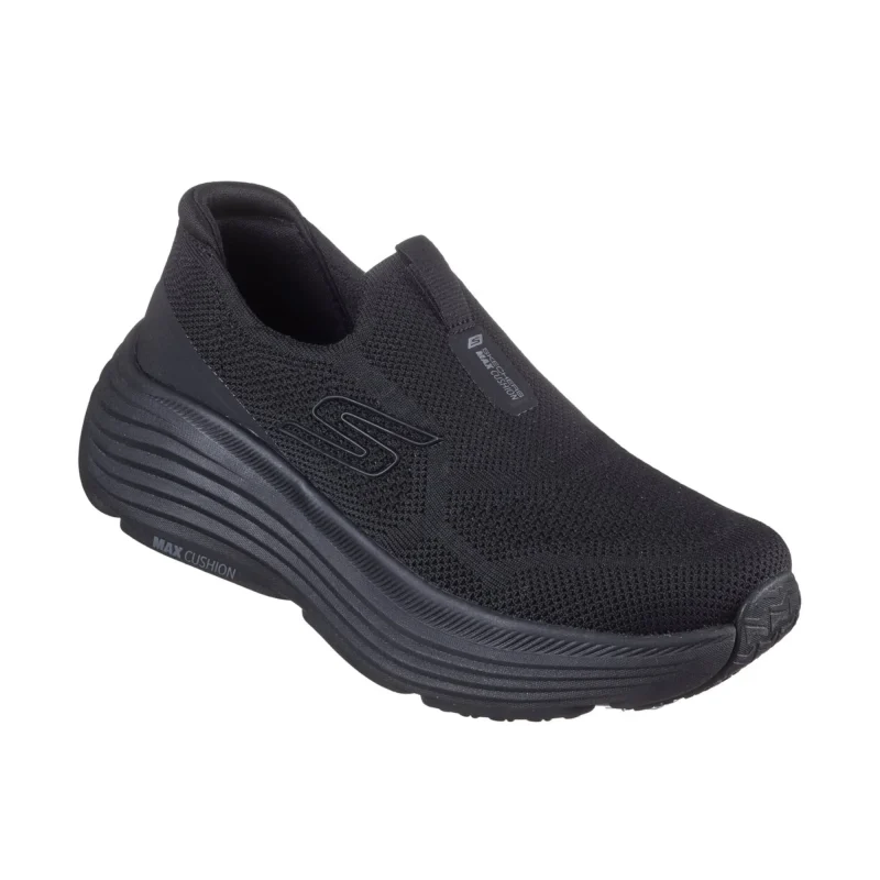خرید کفش مشکی بدون بند زنانه اسکچرز مدل 129481 BBK Max Cushioning Endeavour - Sarasota از کایانا نمایندگی اسکیچرز