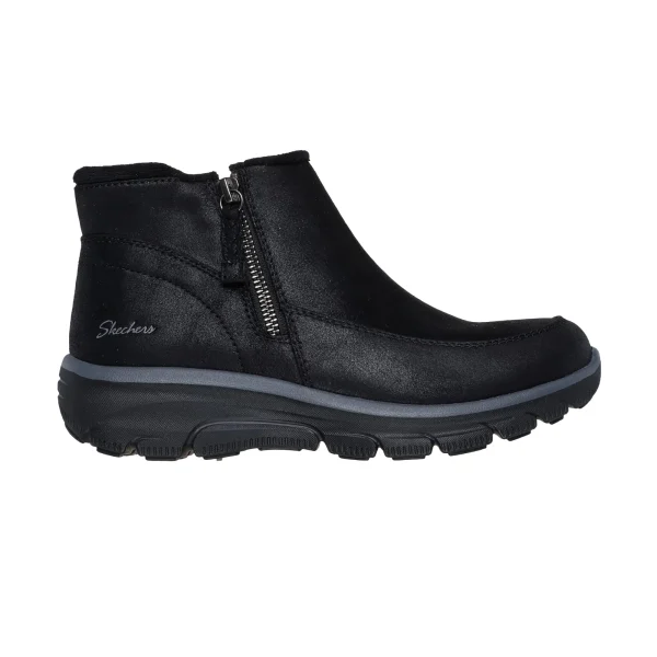 خرید نیم بوت مشکی زنانه اسکچرز مدل 168031 BLK Relaxed Fit: Easy Going - Into Fall از کایانا اسپرت نمایندگی اسکیچرز
