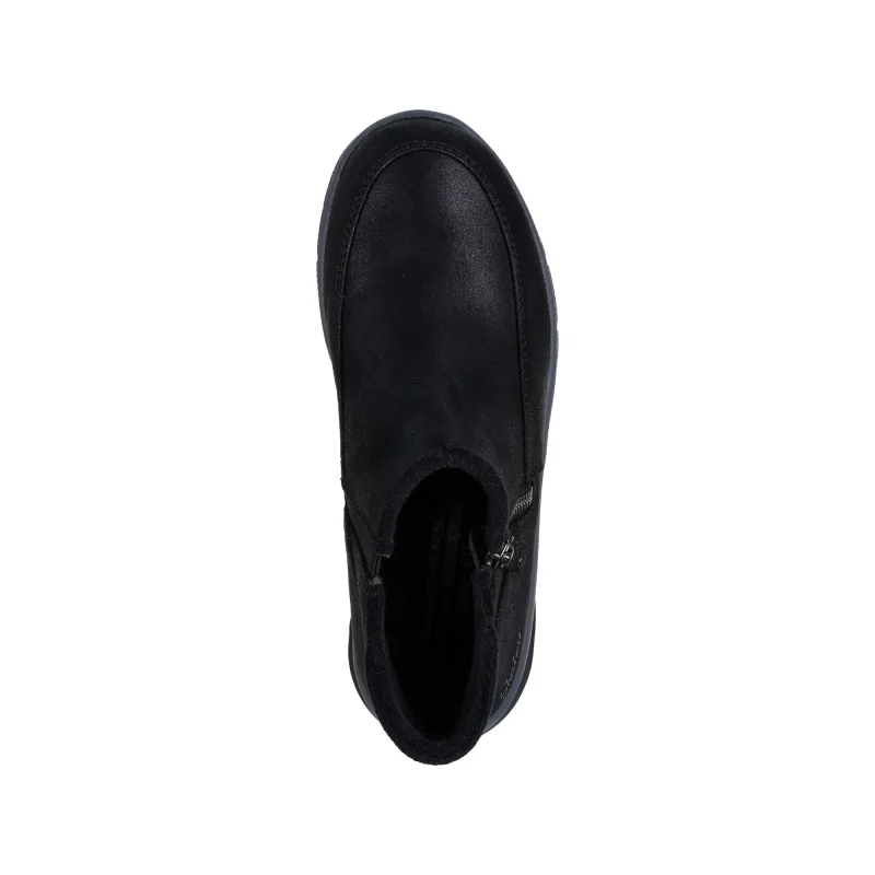 خرید نیم بوت مشکی زنانه اسکچرز مدل 168031 BLK Relaxed Fit: Easy Going - Into Fall از کایانا اسپرت نمایندگی اسکیچرز