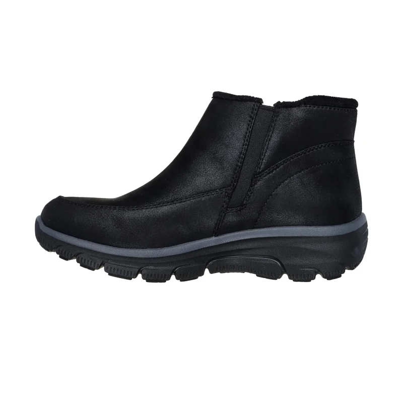 خرید نیم بوت مشکی زنانه اسکچرز مدل 168031 BLK Relaxed Fit: Easy Going - Into Fall از کایانا اسپرت نمایندگی اسکیچرز
