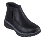خرید نیم بوت مشکی زنانه اسکچرز مدل 168031 BLK Relaxed Fit: Easy Going - Into Fall از کایانا اسپرت نمایندگی اسکیچرز
