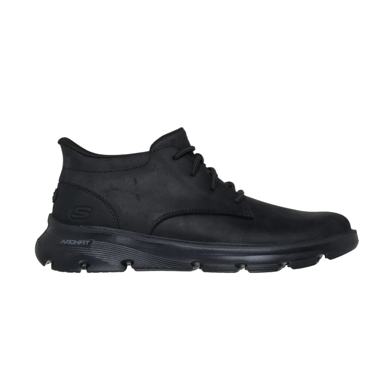 خرید نیم بوت مشکی طبی مردانه اسکچرز مدل 205514 BBK Slip-ins Relaxed Fit: Arch Fit Garza - Ridley از کایانا نماندگی اسکیچرز