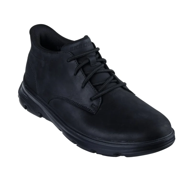 خرید نیم بوت مشکی طبی مردانه اسکچرز مدل 205514 BBK Slip-ins Relaxed Fit: Arch Fit Garza - Ridley از کایانا نماندگی اسکیچرز