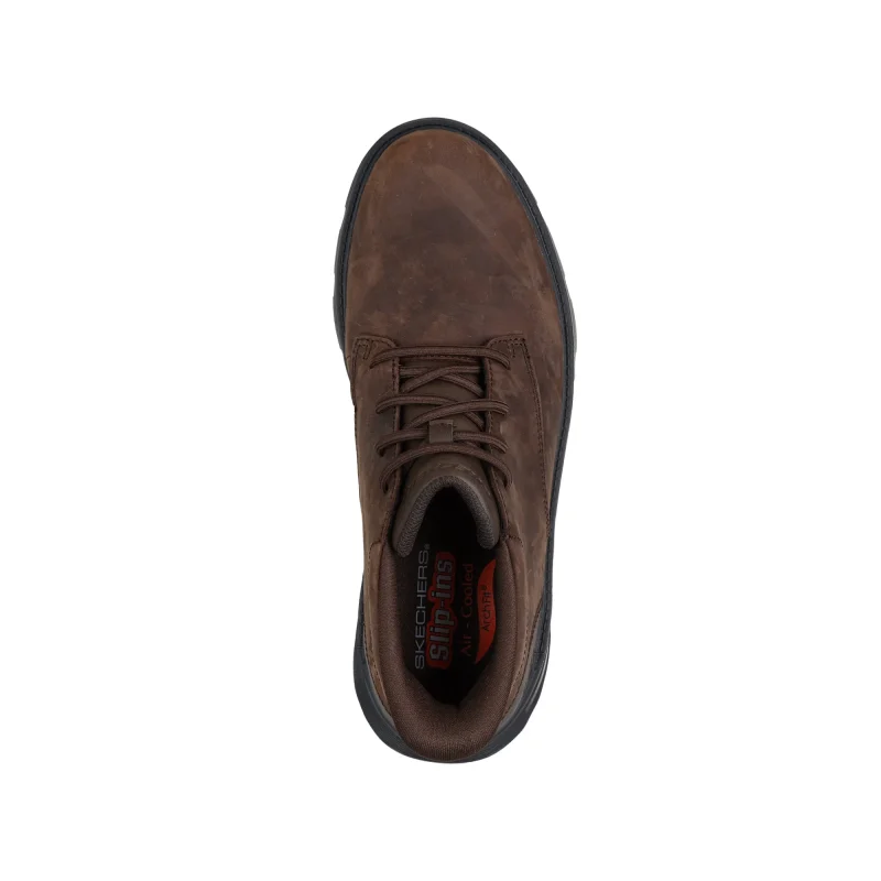 خرید نیم بوت قهوه‌ای مردانه اسکچرز مدل 205514 راحتپوش اصل COC Slip-ins Relaxed Fit: Arch Fit Garza - Ridley از کایانا نمایندگی اسکیچرز