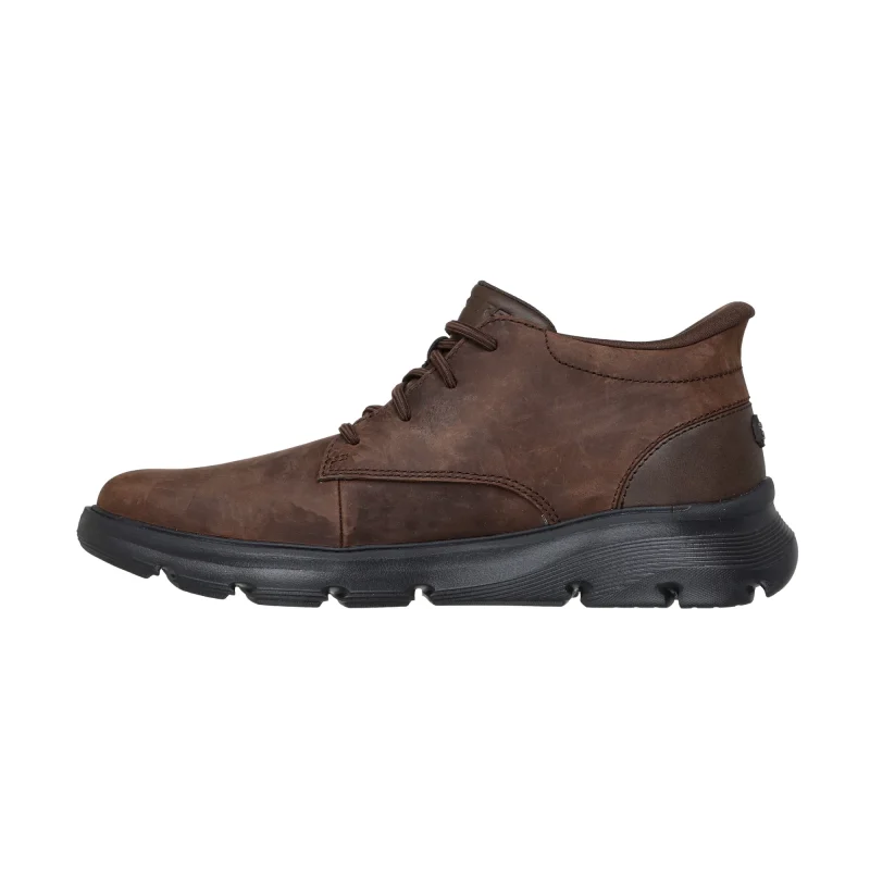 خرید نیم بوت قهوه‌ای مردانه اسکچرز مدل 205514 راحتپوش اصل COC Slip-ins Relaxed Fit: Arch Fit Garza - Ridley از کایانا نمایندگی اسکیچرز