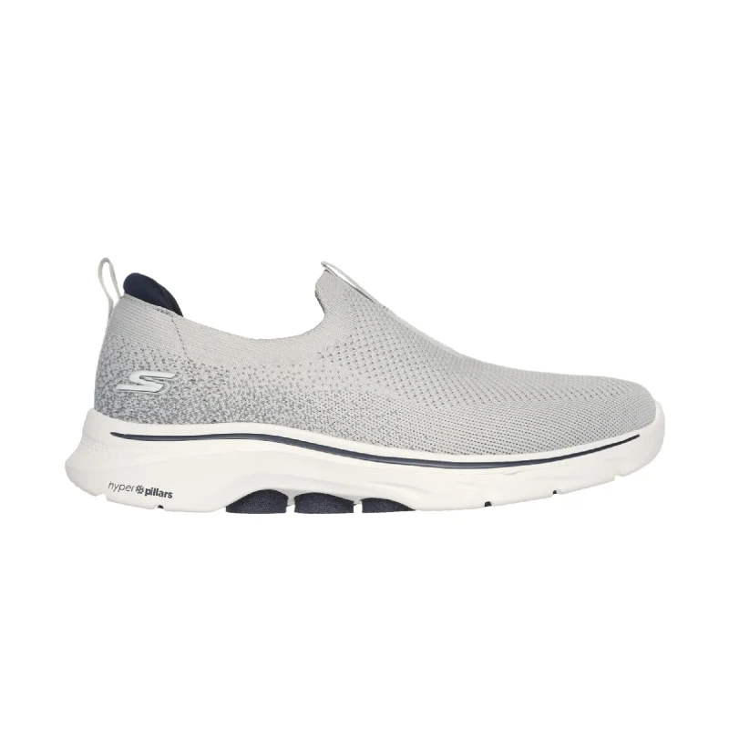 خرید کفش بدون بند طوسی مردانه اسکچرز مدل 216633 GYNV Go Walk 7 از کایانا نمایندگی اسکیچرز