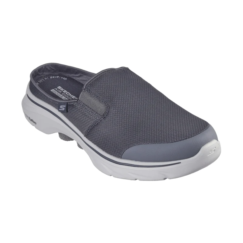 کفش طوسی پشت باز مردانه اسکچرز مدل 216645 CHAR Go Walk 7 - Cabrio 2 از کایانا نمایندگی اسکیچرز