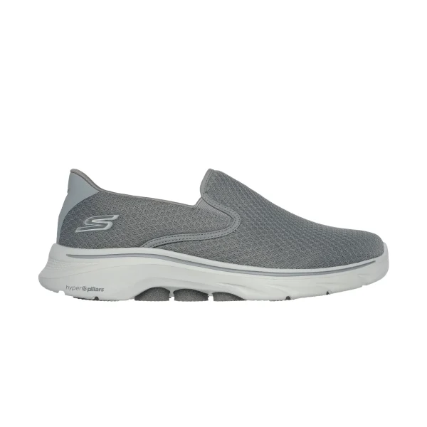 خرید کفش بدون بند مردانه طوسی اسکچرز مدل 216646 GRY Go Walk 7 - Orva 2 از کایانا اسپرتس