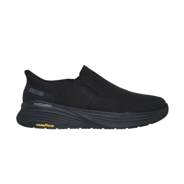 خرید کفش بدون بند مشکی مردانه اسکچرز مدل 217000 BBK Go Walk Stability 2.0 - Charles از کایانا نمایندگی اسکیچرز