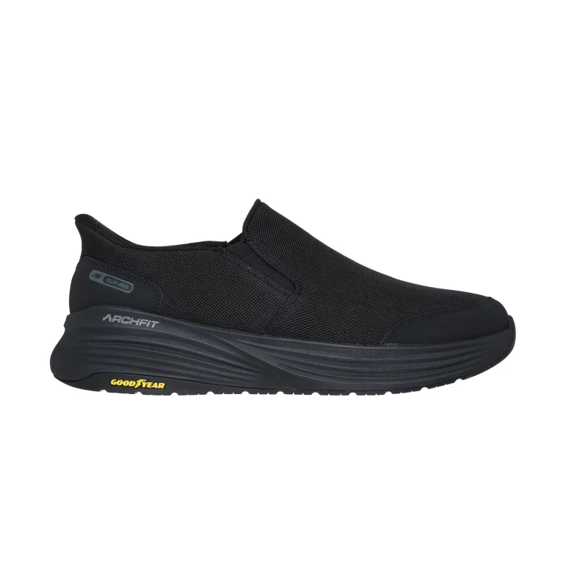 خرید کفش بدون بند مشکی مردانه اسکچرز مدل 217000 BBK Go Walk Stability 2.0 - Charles از کایانا نمایندگی اسکیچرز