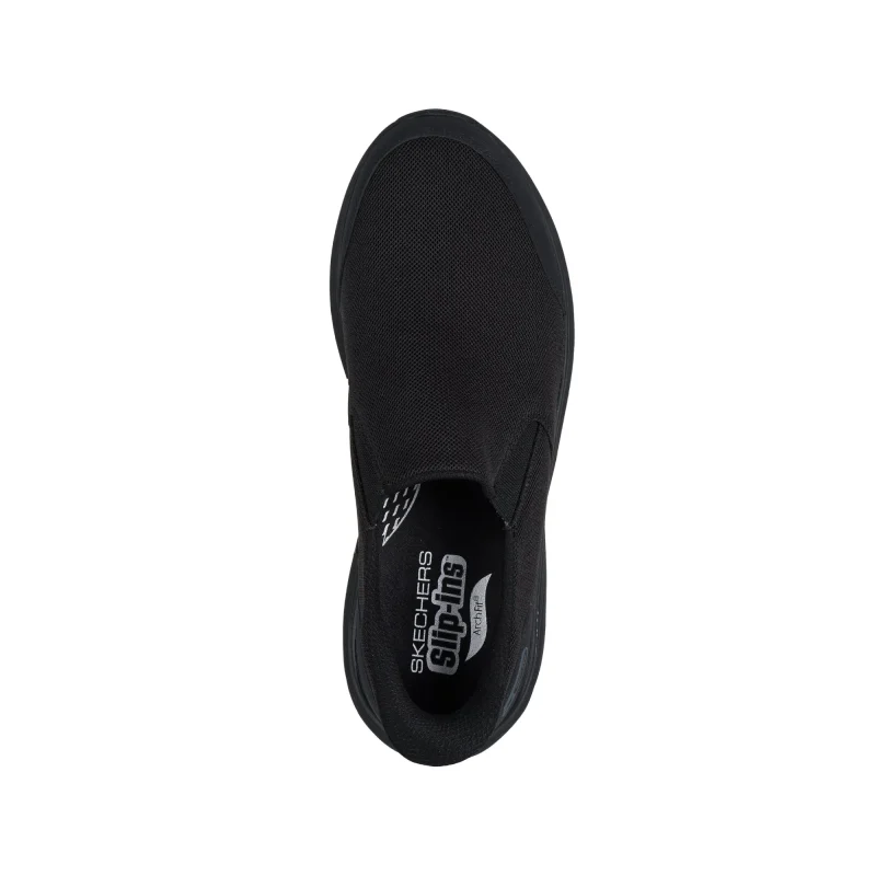 خرید کفش بدون بند مشکی مردانه اسکچرز مدل 217000 BBK Go Walk Stability 2.0 - Charles از کایانا نمایندگی اسکیچرز