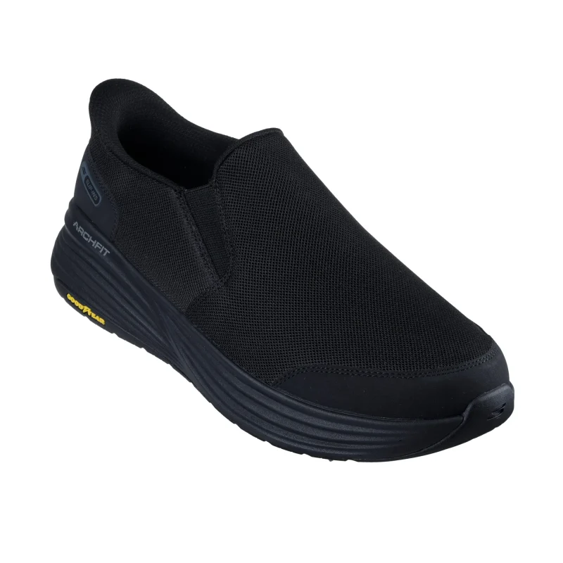 خرید کفش بدون بند مشکی مردانه اسکچرز مدل 217000 BBK Go Walk Stability 2.0 - Charles از کایانا نمایندگی اسکیچرز