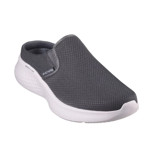 خرید و قیمت کفش پشت باز طوسی مردانه اسکچرز مدل 232474 BBK Skech-Lite Pro از نمایندگی اسکیچرز
