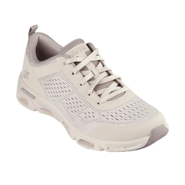 خرید کفش کرم زنانه اسکچرز مدل 104607 NUDE Glide-Step Gratify – Lume از کایانا نمیاندگی اسکیچرز