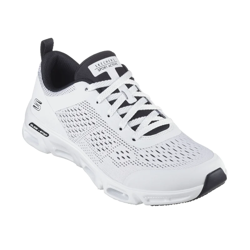 خرید کفش سفید زنانه اسکچرز مدل 104607 WBK Glide-Step Gratify – Lume از کایانا نمایندگی اسکیچرز ایران