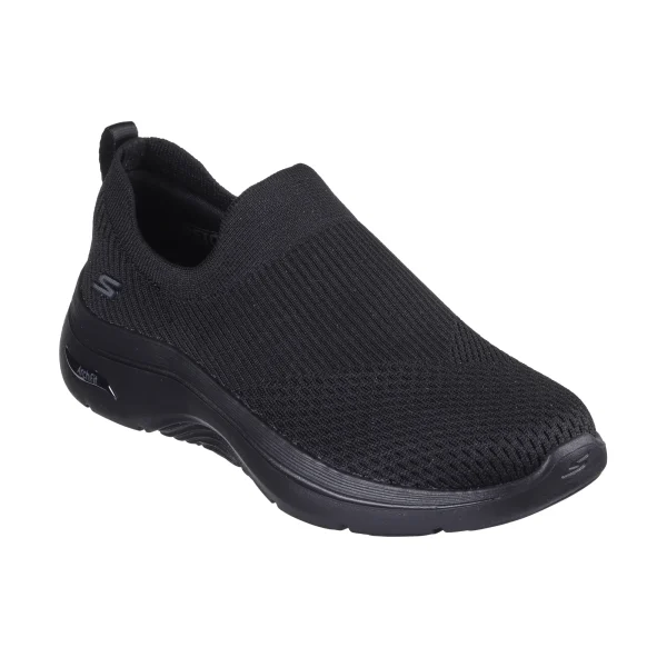 خرید کفش مشکی پنجه پهن زنانه اسکچرز مدل 125300 BBK Go Walk Arch Fit 2.0 - Paityn از کایانا نمایندگی اسکیچرز