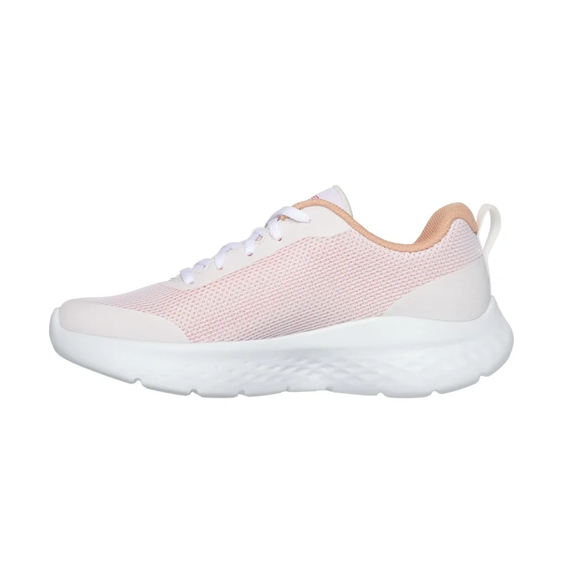 خرید کفش دویدن زنانه اسکچرز مدل 129441 WOR Go Run Lite - Ultra Stride سفید نارنجی از کایانا اسپرت نمایندگی اسکیچرز