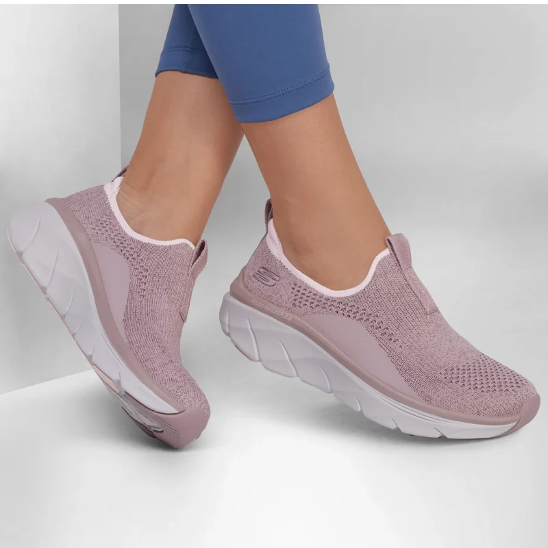 خرید کفش بدون بند صورتی زنانه اسکچرز مدل 150092 MVE Relaxed Fit: D’lux Walker 2.0 - Bold State از کایانا اسپرت