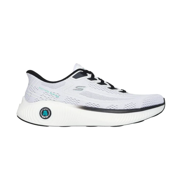 کفش رانینگ سفید مردانه اسکچرز مدل 220661 WBK Slip-ins: Arch Fit Go Run Anywhere - Ember اورجینال از کایانا نمایندگی اسکیچرز تهران