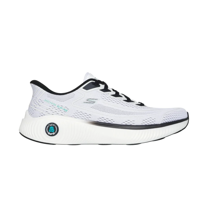 کفش رانینگ سفید مردانه اسکچرز مدل 220661 WBK Slip-ins: Arch Fit Go Run Anywhere - Ember اورجینال از کایانا نمایندگی اسکیچرز تهران