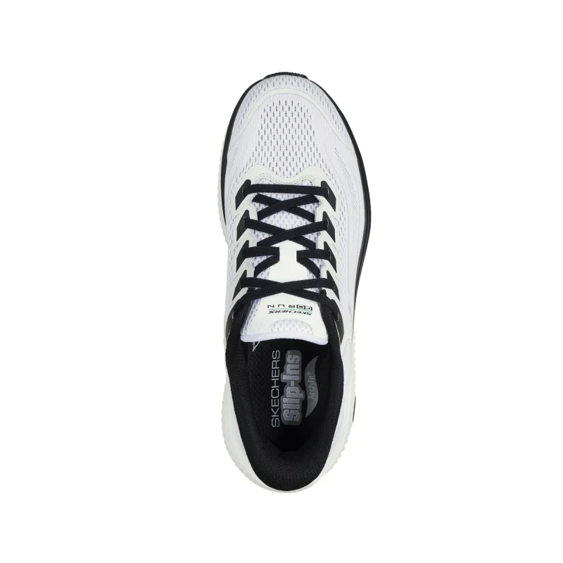کفش رانینگ سفید مردانه اسکچرز مدل 220661 WBK Slip-ins: Arch Fit Go Run Anywhere - Ember اورجینال از کایانا نمایندگی اسکیچرز تهران