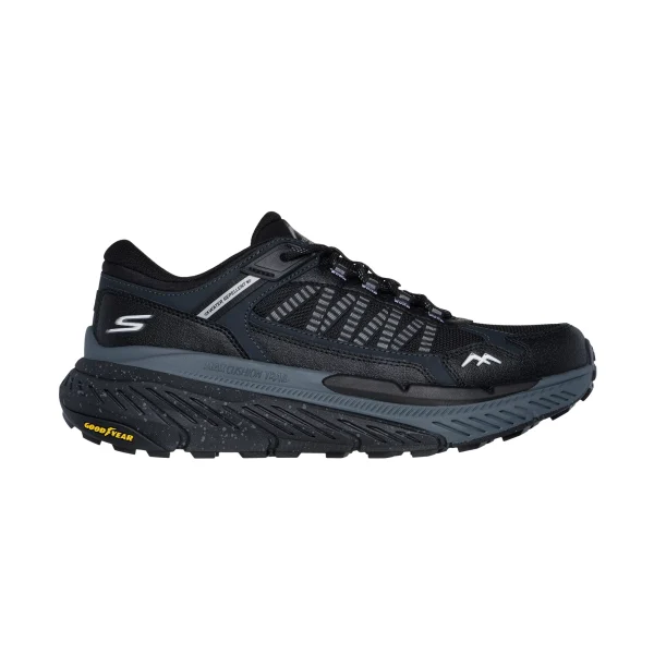 خرید کفش مشکی طبیعت گردی مردانه اسکچرز مدل 220924 BBK Max Cushioning Premier Trail 2.0 - Transfuse از کایانا اسپرت نمایندگی اسکیچرز
