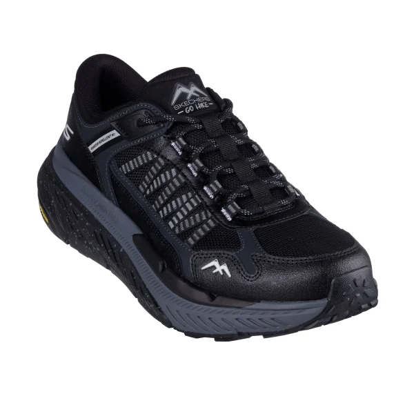 خرید کفش مشکی طبیعت گردی مردانه اسکچرز مدل 220924 BBK Max Cushioning Premier Trail 2.0 - Transfuse از کایانا اسپرت نمایندگی اسکیچرز