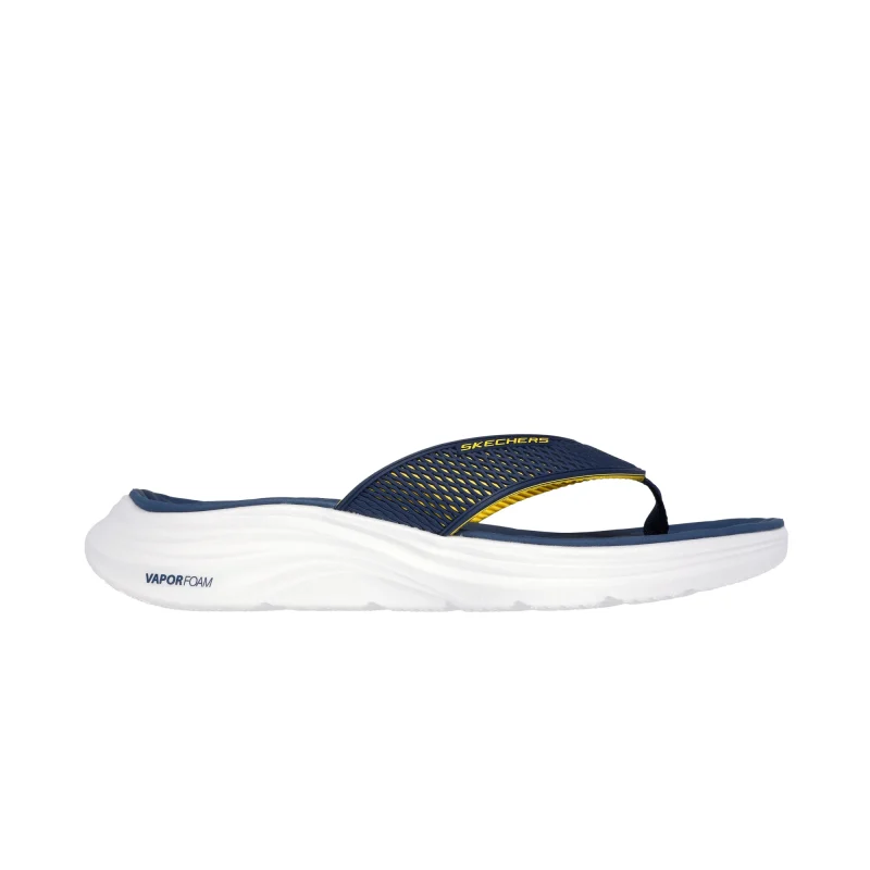 خرید دمپایی لاانگشتی آبی مردانه اسکچرز مدل 232894 NVYL Vapor Foam Sandal - Sayto از کایانا اسپرتس