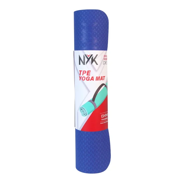 خرید مت یوگا NYK مدل 13002 آبی ضخامت 6 میلی متر از کایانا اسپرت BLUE YOGA MAT