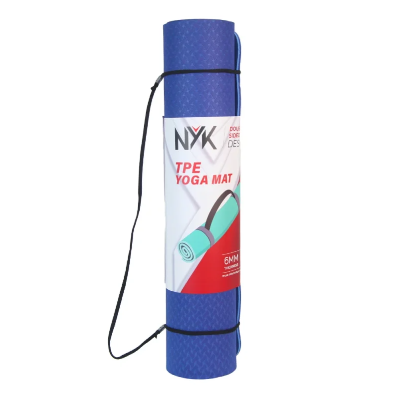 خرید مت یوگا NYK مدل 13002 آبی ضخامت 6 میلی متر از کایانا اسپرت BLUE YOGA MAT