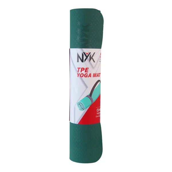 خرید و قیمت مت یوگا سبز NYK مدل 13003 TPE ضخامت 6 میلی متر اورجینال