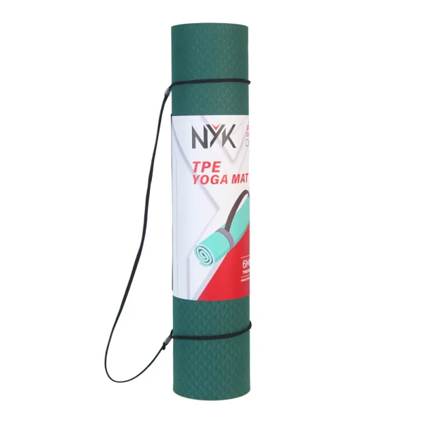 خرید و قیمت مت یوگا سبز NYK مدل 13003 TPE ضخامت 6 میلی متر اورجینال