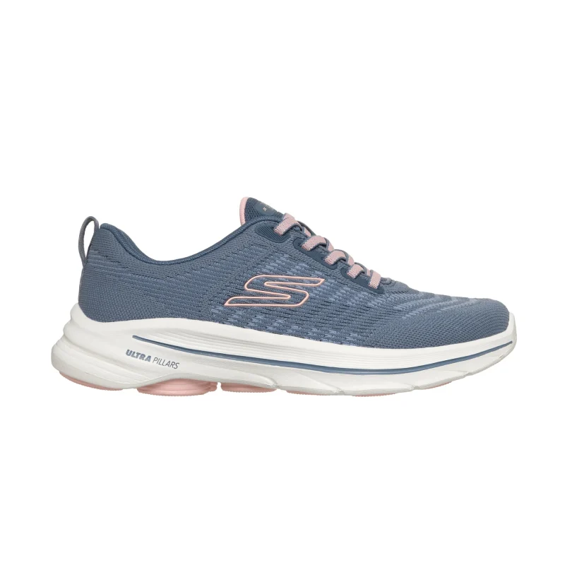 خرید کفش پیاده روی آبی صورتی اورجینال زنانه اسکچرز مدل 125920 BLPK GO Walk 8 - Britt از کایانا اسپرت نمایندگی اسکیچرز