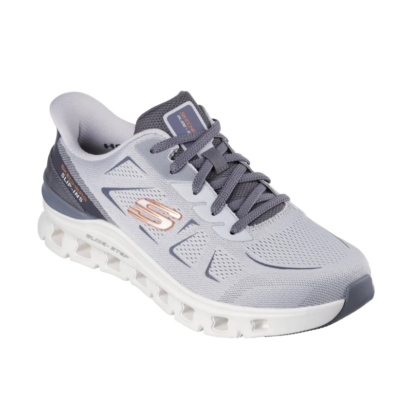 خرید کفش روزمره طوسی مردانه اسکچرز مدل 232948 GYOR Slip-ins: Glide-Step Pro - Vextra اورجینال از کایانا اسپرتس نمایندگی اسکیچرز ونک