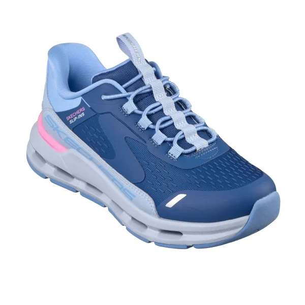 خرید کفش سرمه‌ای دخترانه اسکچرز مدل 303654L NVPW Slip-ins: Glide-Step - Vista Lane راحت پوش اصل از ککایانا اسپرتس اسکیچرز تهران