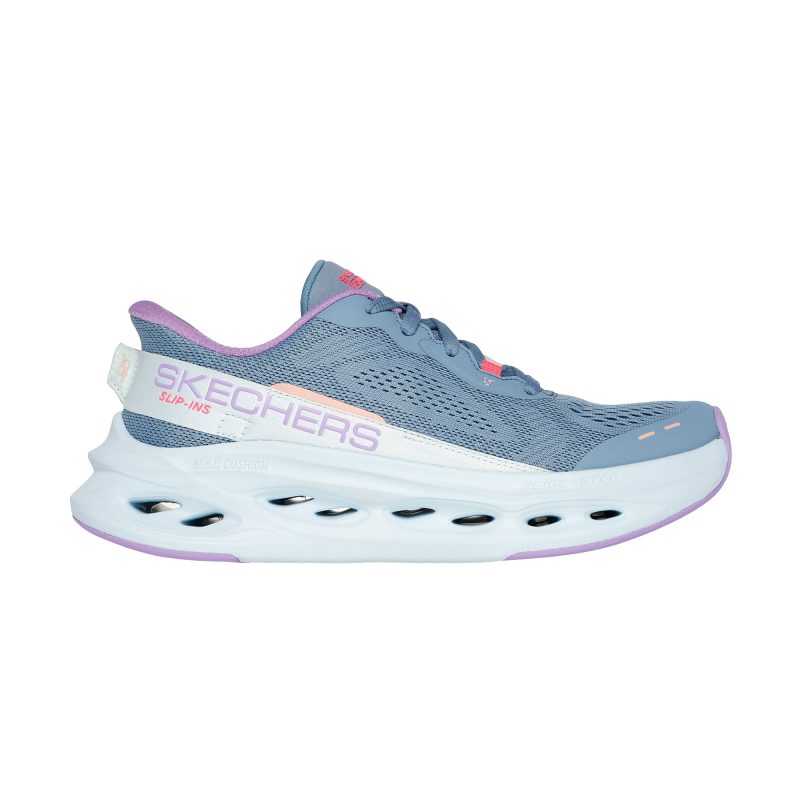خرید کفش آبی زنانه اسکچرز مدل 129400 SLT Slip-ins: Max Cushioning Glide-Step از کایانا اسپرتس